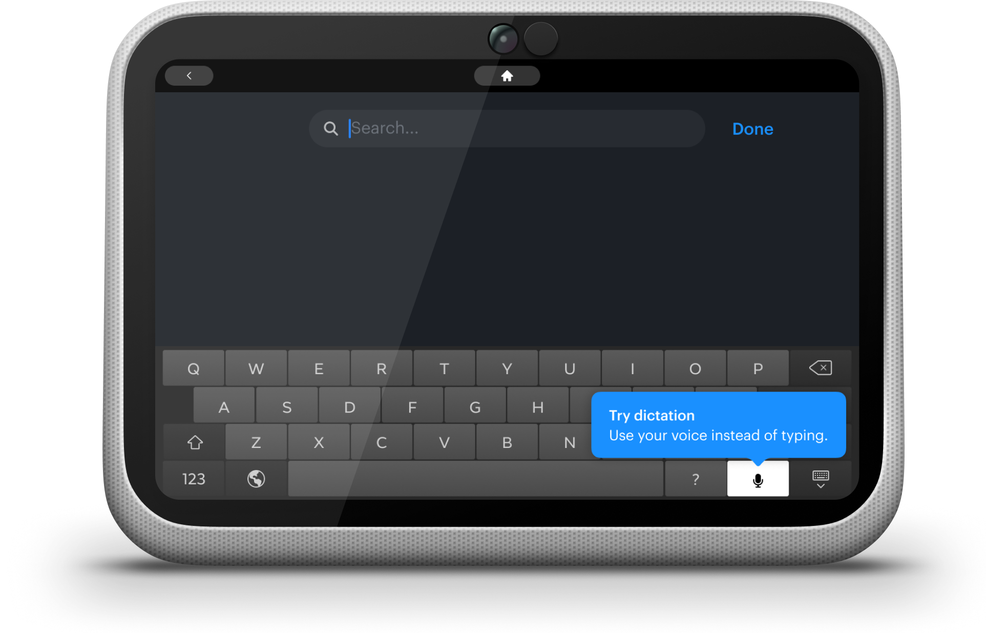Portal Dictation — device view 3